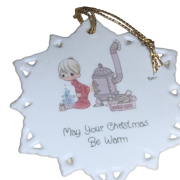 Precious Moments Snowflake Christmas Ornaments Set of 5 - Picture 7 of 9